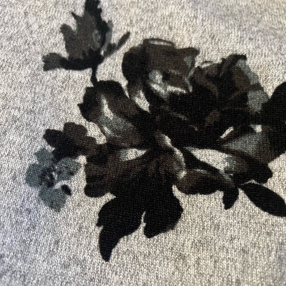 EUC 2X Penningtons Floral Grey Dress - Picture 4 of 6